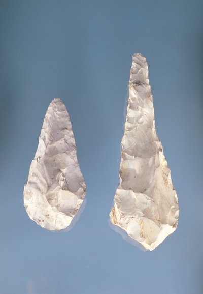 Zweiseitige Klingen, Unteres Acheuléen (Feuerstein) von Paleolithic